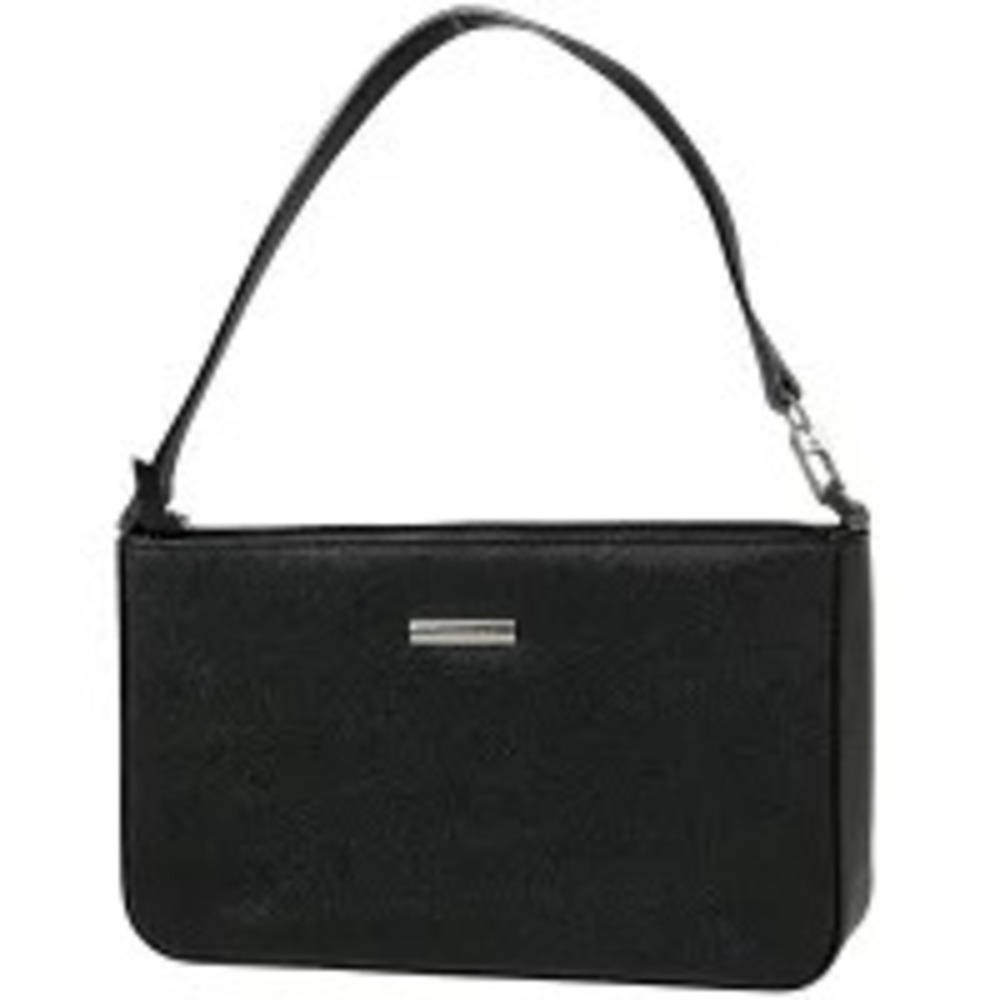 Burberry 2way Shoulder Bag Clutch leather black